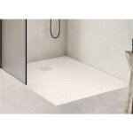 Villeroy&boch - receveur de douche stoneo - coloris : nature white - dimensions : 800x800x30mm