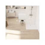 Receveur extra - plat 100x100 kinesurf nova blanc mat - kinedo rd1232bm