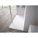Kinedo - receveur kinesurf découpable 100x100 blanc aspect pierre avec cache - bonde assorti et bonde ... Kinedo - receveur kinesurf découpable 100x100 blanc aspect pierre avec cache - bonde assorti et bonde ...
