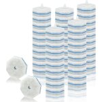 Recharges pour brosse wc, 50 pi�ces, t�tes de brosse wc jetables, recharge pour brosse murale, tampons ...