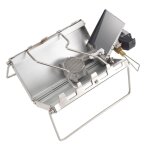 Réchaud de camping extérieur portable coupe - vent haute puissance cassette cuisinière à gaz accessoires ... Réchaud de camping extérieur portable coupe - vent haute puissance cassette cuisinière à gaz accessoires ...