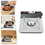 R�chaud de camping portable au butane pour table, barbecue, r�chaud de camping (avec bo�te de rangement) ...