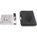 R�chaud de camping portable, r�chaud � gaz 3500w avec plaque de gril et �tui portable, r�chaud de camping ...