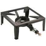 Réchaud à gaz 7. 5kw acier émaillé bruleur fonte réchaud traiteur 4 pieds cuissons extérieures Réchaud à gaz 7. 5kw acier émaillé bruleur fonte réchaud traiteur 4 pieds cuissons extérieures