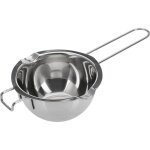 Récipient à bain - marie en acier inoxydable, 11 cm, idéal pour droitiers et gauchers, pratique pour ... Récipient à bain - marie en acier inoxydable, 11 cm, idéal pour droitiers et gauchers, pratique pour ...