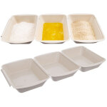 R�cipients pour enrober la farine, la chapelure, la viande, ensemble de bols de cuisine