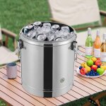 R�cipient isotherme de transport professionnel 30 l, marmite isotherme � soupe inox 304, isolation 12 ...