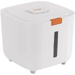 Rcipient de stockage de riz, rcipient de stockage de riz avec couvercle  rabat automatique et tasse ...