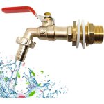 R�cup�rateur d'eau de pluie 1000l avec robinet 1 / 2' (13 mm) - adaptateur de r�servoir de vidange ibc ...