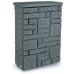 [jamais utilise] r�cup�rateur d'eau de pluie 300l arv�s maurano granit anthracite sans robinet - 9000377 ...