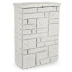 [jamais utilise] r�cup�rateur d'eau de pluie 300l arv�s maurano granit gris clair sans robinet - 9000370 ...