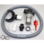Recuperateur d eau de pluie pour conduits circulaire avec tuyau flexible, ensemble de collecteur eau ...
