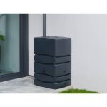 Nature - rcuprateur d'eau de pluie mural anthracite avec robinet 450 l