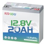 Redodo - batterie lithium 12v20ah lifepo4, protection bms 20a, idéal pour moteur trolling, fish finder, ... Redodo - batterie lithium 12v20ah lifepo4, protection bms 20a, idéal pour moteur trolling, fish finder, ...