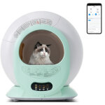 Bac  litire adaptatif autonettoyant pour chat de 65 l pour plusieurs chats, cration automatique, adapt ...