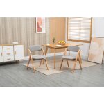 Redom - homefun lot de 2 chaises pliantes avec siges rembourrs, chaises de salle  manger empilables ...