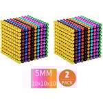 2 pack 1000 pcs 5mm ensemble de boules magnétiques aimant magique cube jouets de construction pour soulagement ... 2 pack 1000 pcs 5mm ensemble de boules magnétiques aimant magique cube jouets de construction pour soulagement ...