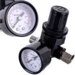 Rducteur de pression d'air manomtre de prcision  diaphragme 1 / 4 pouce