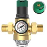 Reducteur de pression eau avec manometre, filtre � eau raccord domestique 3 / 4 r�ducteur de pression ...