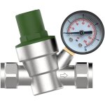 R�ducteur de pression d'eau du robinet, vanne de r�gulation de pression r�glable en laiton, vanne de ...