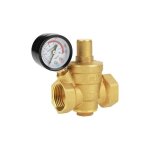 Réducteur de pression en laiton , réducteur de régulateur de réduction de pression d'eau réglable + mètre ... Réducteur de pression en laiton , réducteur de régulateur de réduction de pression d'eau réglable + mètre ...