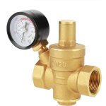 R�ducteur de pression r�glable en laiton dn20 avec manom�tre, r�ducteur de pression, vanne de r�gulation ...