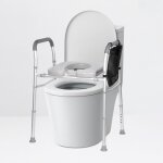 Rducteur wc - rehausseur de toilettes - sige de toilette surlev - largeur rglable - poigne antidrapante ...