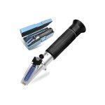 Réfractomètre portable alcoomètre pour mesurer le pourcentage d'alcool en volume 0 - 80 % (v / v), pour ... Réfractomètre portable alcoomètre pour mesurer le pourcentage d'alcool en volume 0 - 80 % (v / v), pour ...