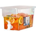 [jamais utilis]rfrigrateur, 5l distributeur d'eau avec couvercle, distributeur boisson avec robinet, ...