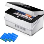 R�frig�rateur � m�dicaments, glaci�re � insuline portable avec 3 piles, mini thermostat �lectrique intelligent ...