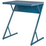 Regaltable d'appointbureau pour ordinateur portable bleu