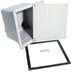 Regard pour c�bles �lectrique avec couvercle �tanche 27 x27 x 24 cm, bo�tier de c�bles �lectriques enterr� ...