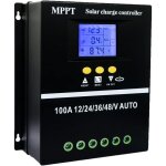 Rgulateur de charge solaire mppt 100 a 12 v 24 v 36 v 48 v cran lcd batterie rgulateur intelligent ...