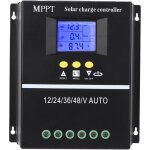 Rgulateur de charge solaire mppt 60 a 12 v 24 v 36 v 48 v cran lcd batterie rgulateur intelligent ...