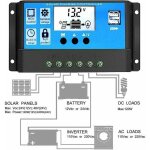 R�gulateur de charge solaire r�gulateur de panneau solaire r�gulateur 12v / 24v avec usb 10a