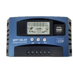 Fitags - rgulateur solaire mppt, 12v / 24v, 30a