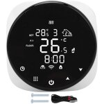 R�gulateur de temp�rature, ac90?240v 16a thermostat wifi intelligent pour chaudi�re � gaz � eau / chauffage ...