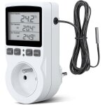 Zvd - régulateur de température lcd pour prise - thermostat de refroidissement / chauffage - contrôleur ... Zvd - régulateur de température lcd pour prise - thermostat de refroidissement / chauffage - contrôleur ...