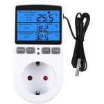 [jamais utilis]rgulateur de temprature numrique 230 v avec minuterie et sonde interrupteur pour serre, ...