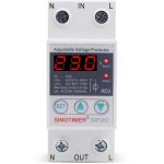 R�gulateur de tension 230v, contre les surtensions relais de protection de r�cup�ration r�glable voltm�tre ...