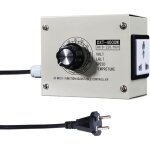 R�gulateur de tension r�glable 4000 w scr variateur r�glable vitesse temp�rature courroie de vitesse ...