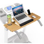 Relaxdays support ordinateur pour tapis de course, sangles de scurit, repose - ordinateur pour boissons, ...