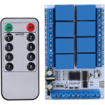 Relais multifonction de commutateur de t�l�commande infrarouge � 8 canaux (12v)