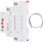 Relais de r�gulation de temp�rature pour montage sur rail din avec sonde de test grw8 - 02 ac / dc 24v ...