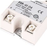 Relais statique monophas� dc - ac ssr 40da 40a entr�e 3 - 32v dc sortie 24 - 380v ac