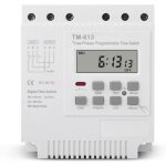 Relais temporis programmable, tm - 163 interrupteur temporis contrle de puissance mmoire off programmable ...