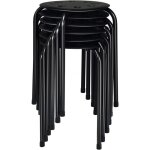 Relax4life lot de 6 tabourets empilables avec cadre en métal, tabourets bar pour enfants adultes, tabourets ... Relax4life lot de 6 tabourets empilables avec cadre en métal, tabourets bar pour enfants adultes, tabourets ...