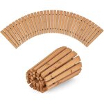 Relax4life all�e de jardin d�roulant en bois 216cm, chemin de potager enroulable avec surface antid�rapante, ...