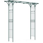 Relax4life - arche de jardin en mtal 205 cm, tonnelle de jardin avec treillis en fil dcoratif, treillis ...