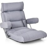 Fauteuil de sol pliable avec dossier r�glable 90 - 180�appui - t�te r�glablesupport lombaireposition ...